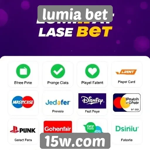 Métodos de pagamento no Lumia Bet